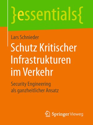 cover image of Schutz Kritischer Infrastrukturen im Verkehr